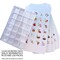 Made in USA - 10 Sets - Fillable (empty) Advent Calendar Candy Boxes and Trays - Blue - 10 Boxes and 10 Clear Trays - Food Safe